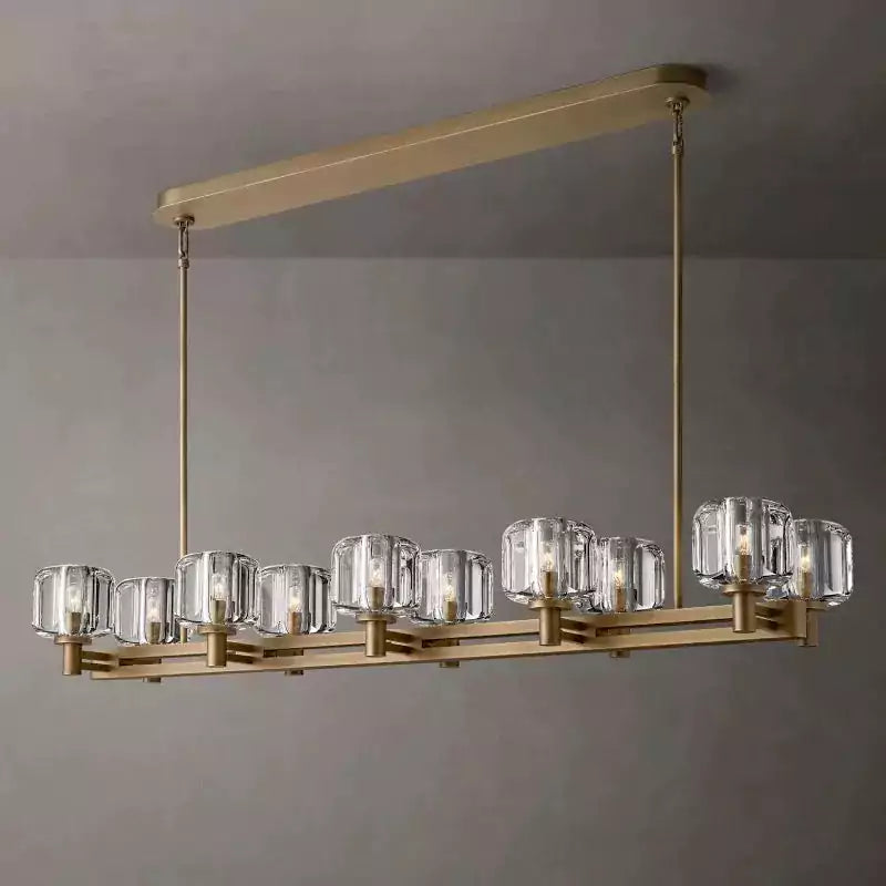 Demareta Double Linear Chandelier 54"
