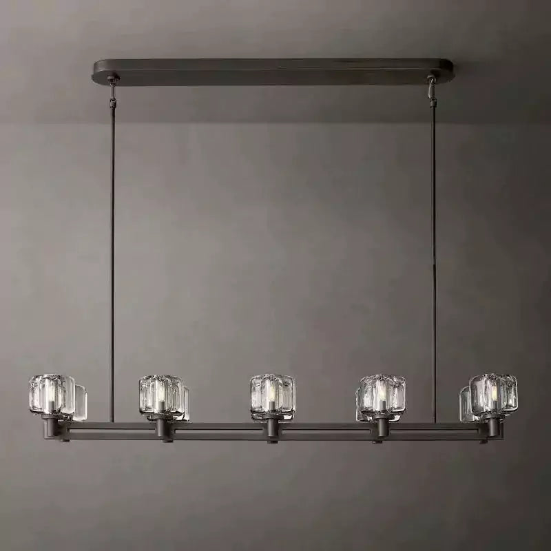 Demareta Double Linear Chandelier 54"