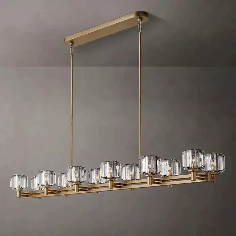 Demareta Double Linear Chandelier 72"