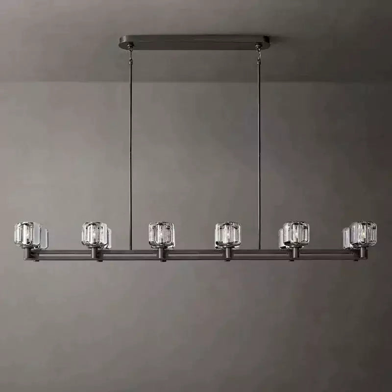 Demareta Double Linear Chandelier 72"