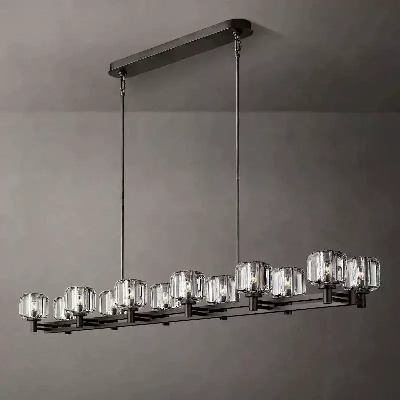 Demareta Double Linear Chandelier 72"