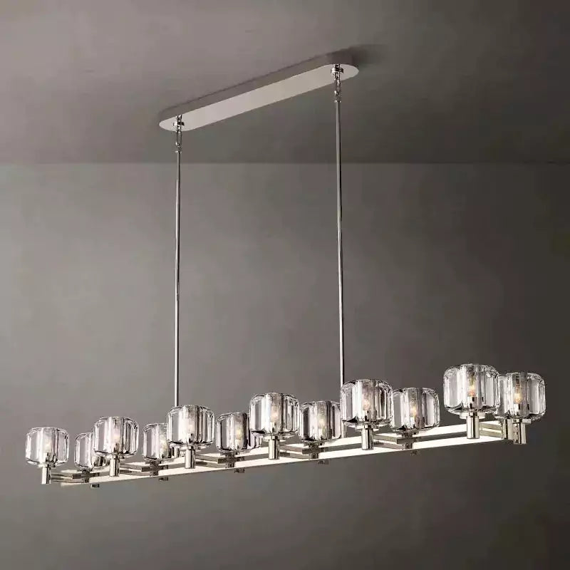 Demareta Double Linear Chandelier 72"