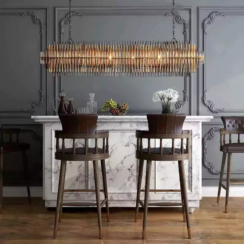 Emiley Rectangular Chandelier 54"