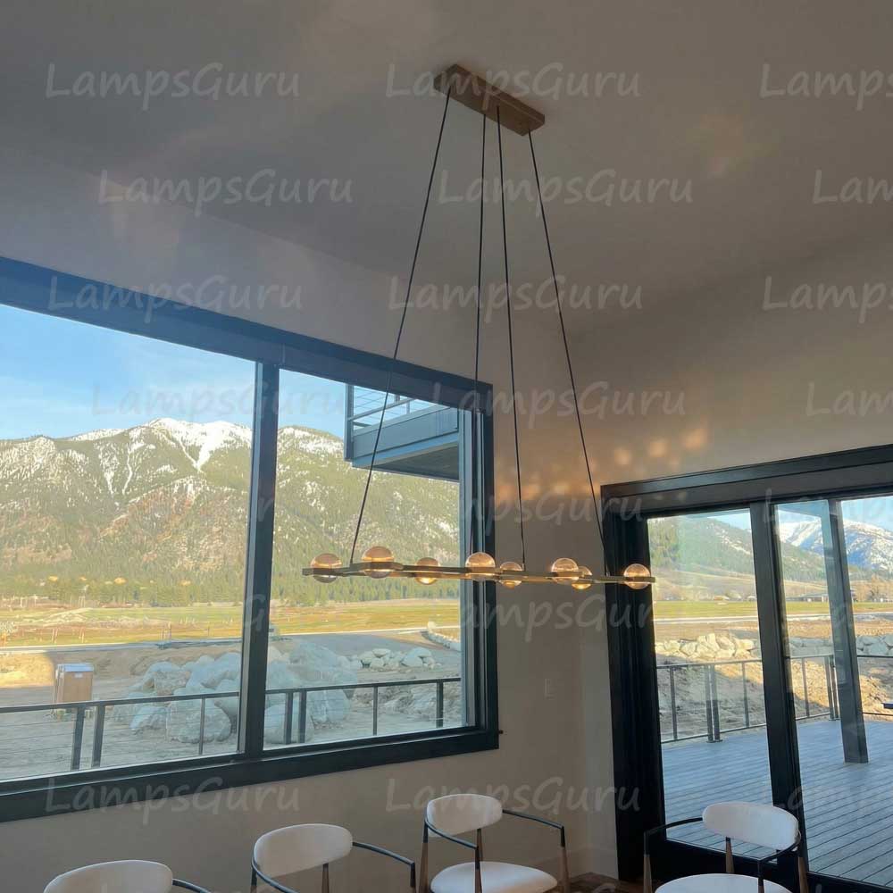Eclatanta Rectangular Chandelier 54"