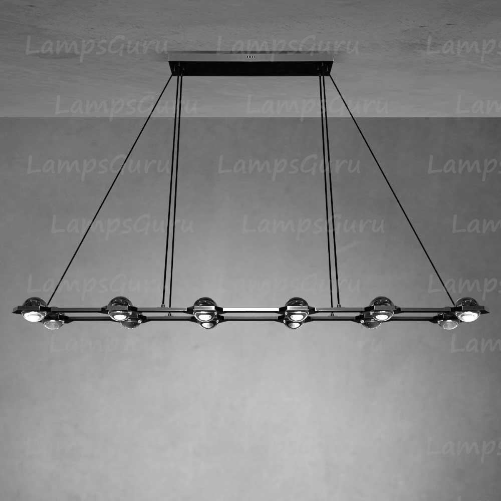 Eclatanta Rectangular Chandelier 72"