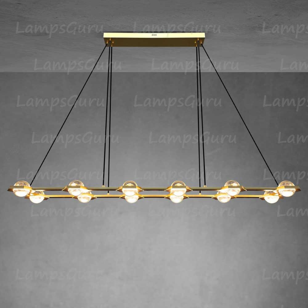Eclatanta Rectangular Chandelier 72"