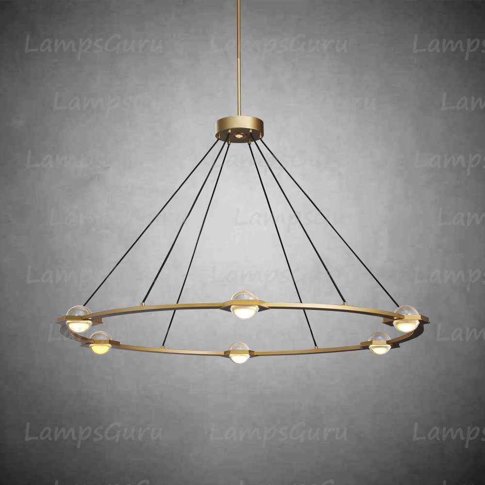 Eclatanta Round Chandelier 60"