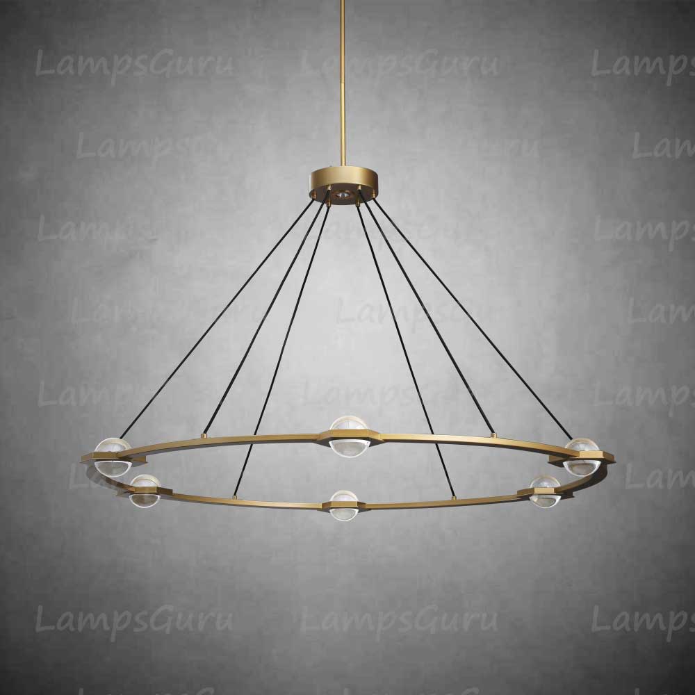 Eclatanta Round Chandelier 60"