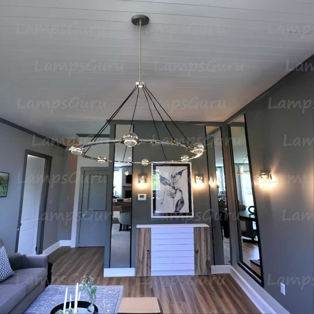 Eclatanta Round Chandelier 60"