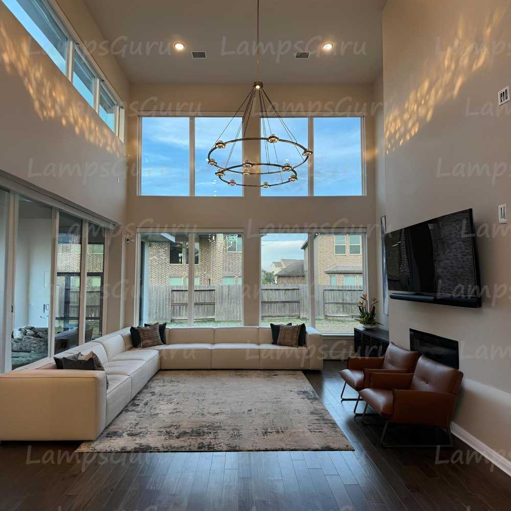 Eclatanta Two Tier Round Chandelier 60"