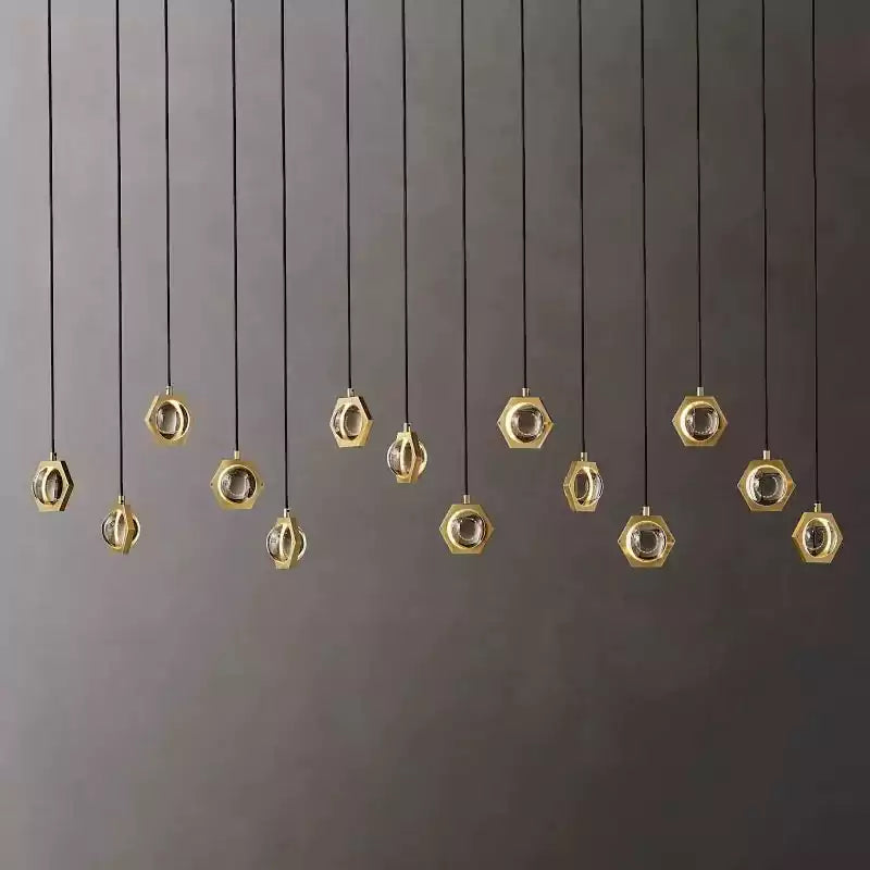 Eclatanta Linear Chandelier 72"