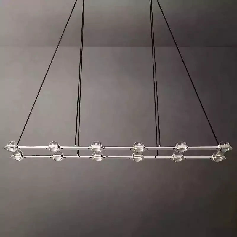 Eclatanta Rectangular Chandelier 72"