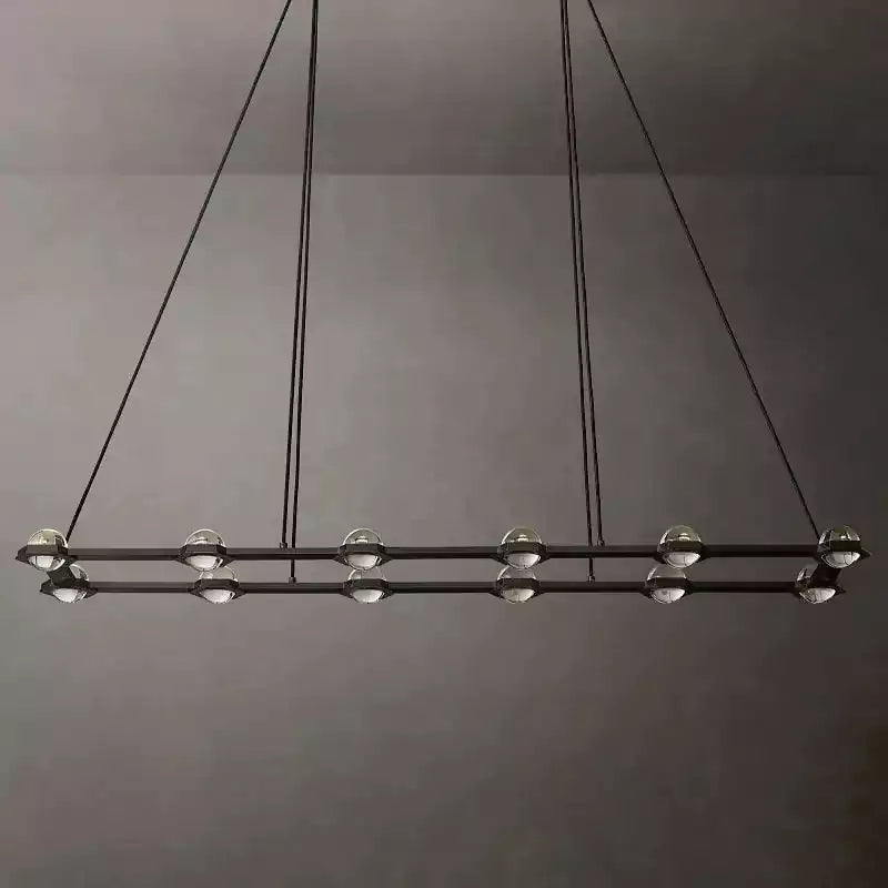 Eclatanta Rectangular Chandelier 72"