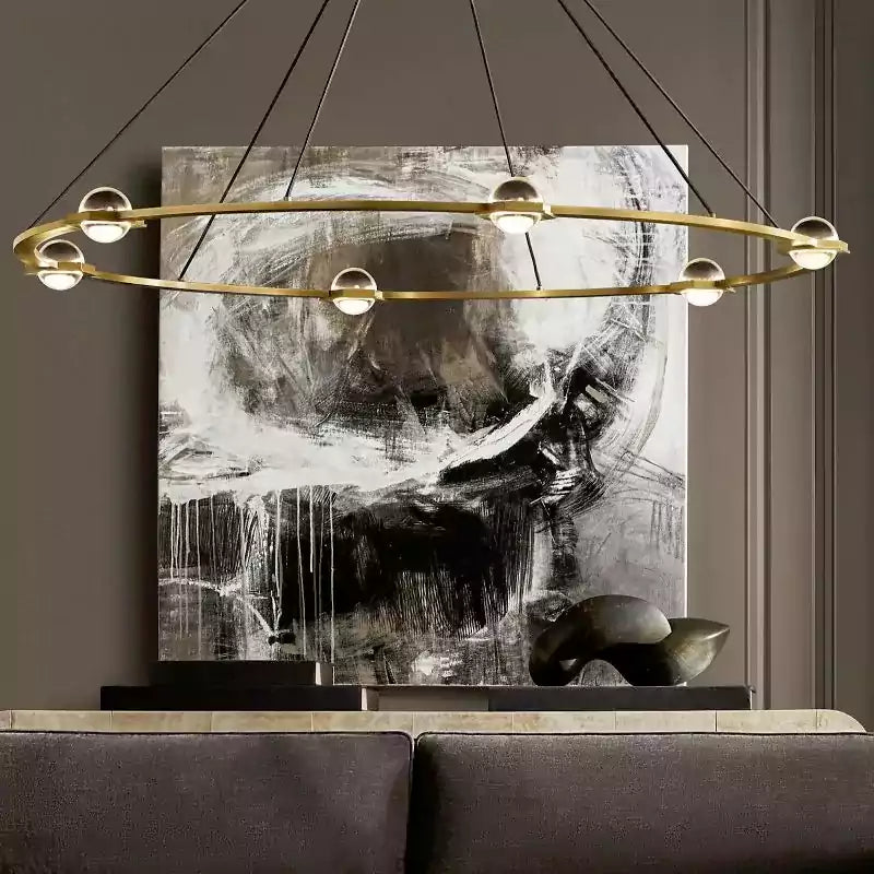 Eclatanta Round Chandelier 60"