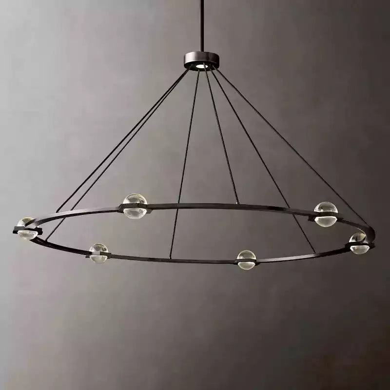 Eclatanta Round Chandelier 60"
