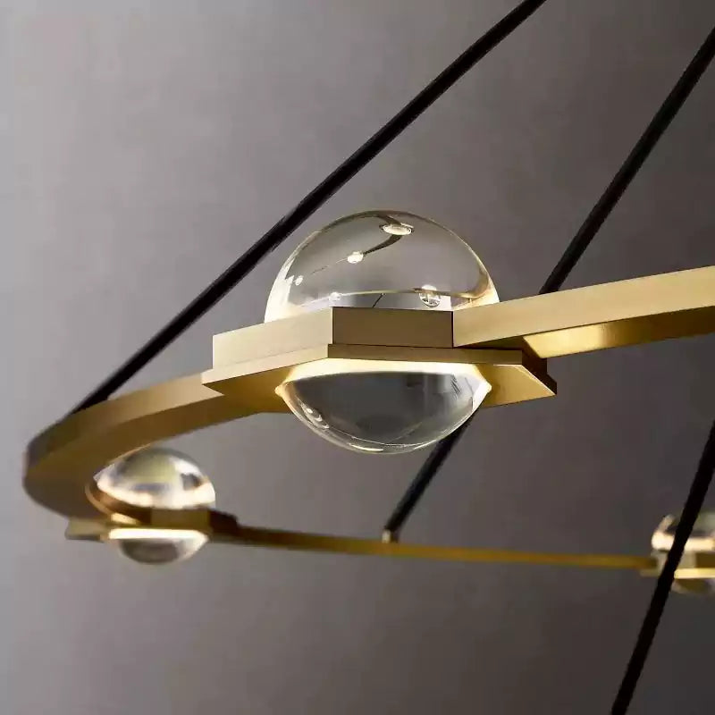 Eclatanta Two Tier Round Chandelier 60"