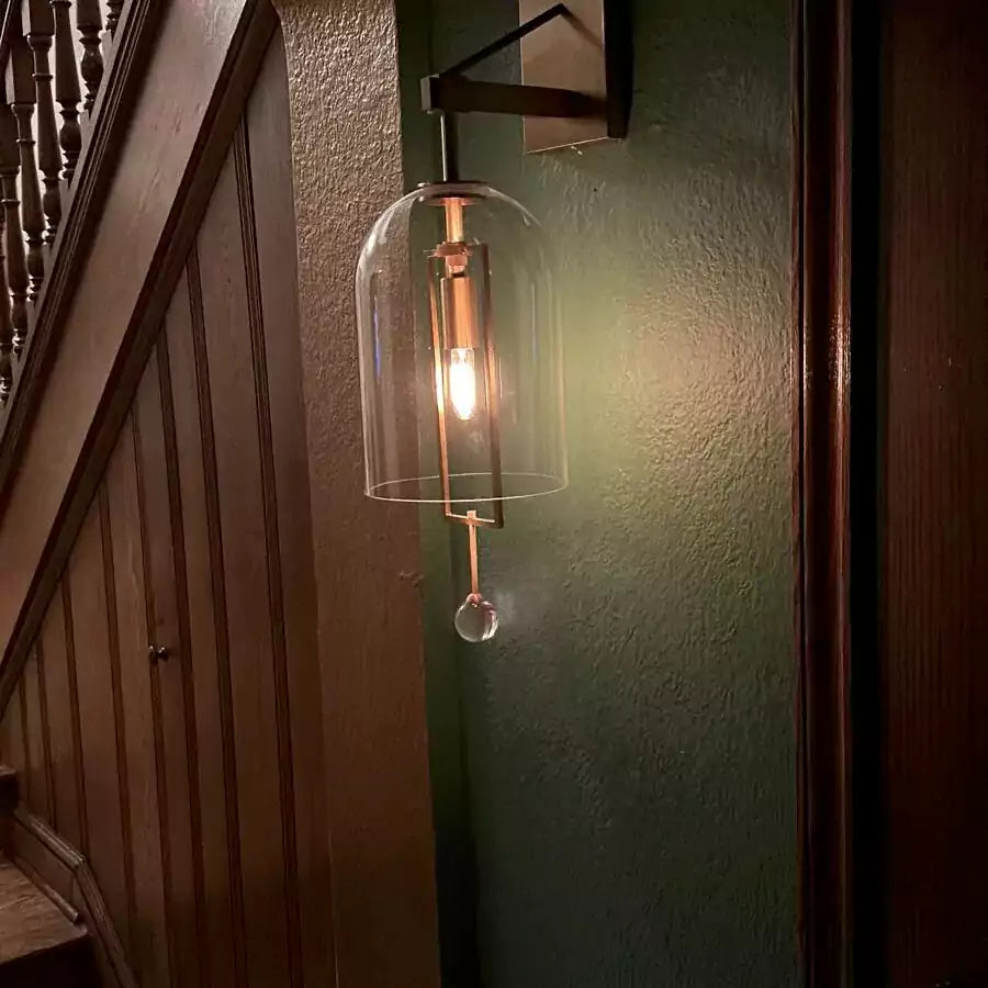 Fulcrumy Glass Shade Grand Sconce
