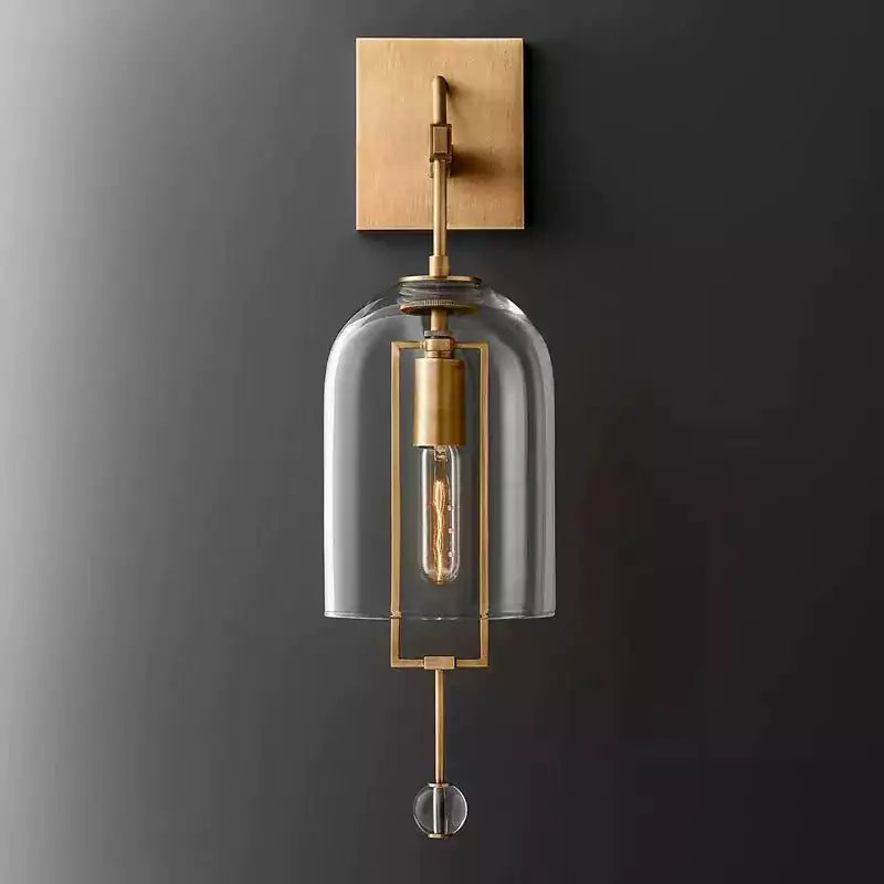 Fulcrumy Glass Shade Sconce