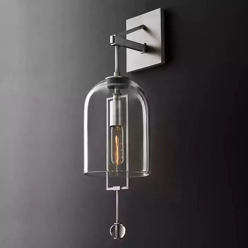 Fulcrumy Glass Shade Sconce