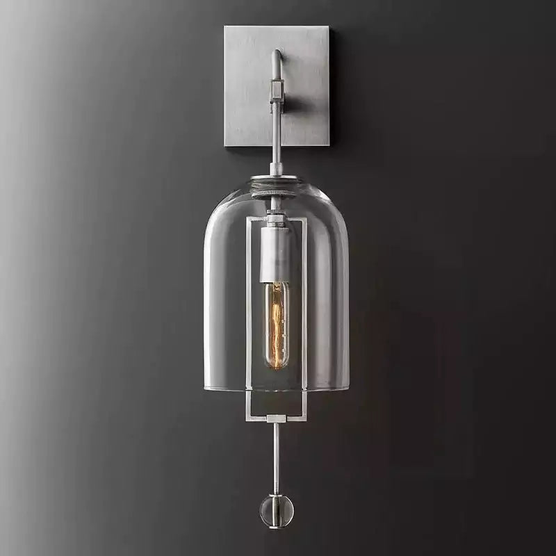 Fulcrumy Glass Shade Sconce