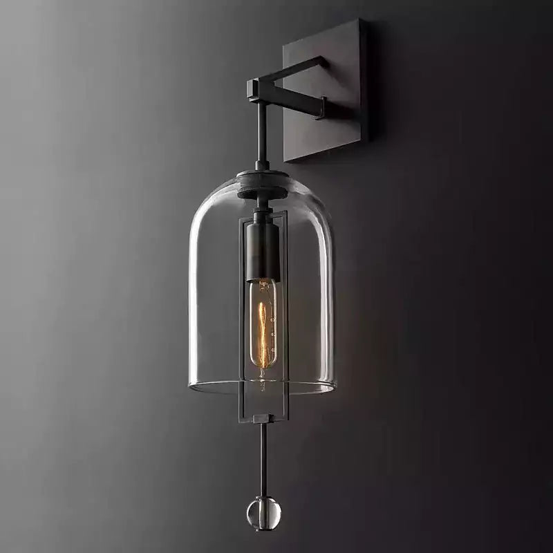 Fulcrumy Glass Shade Sconce