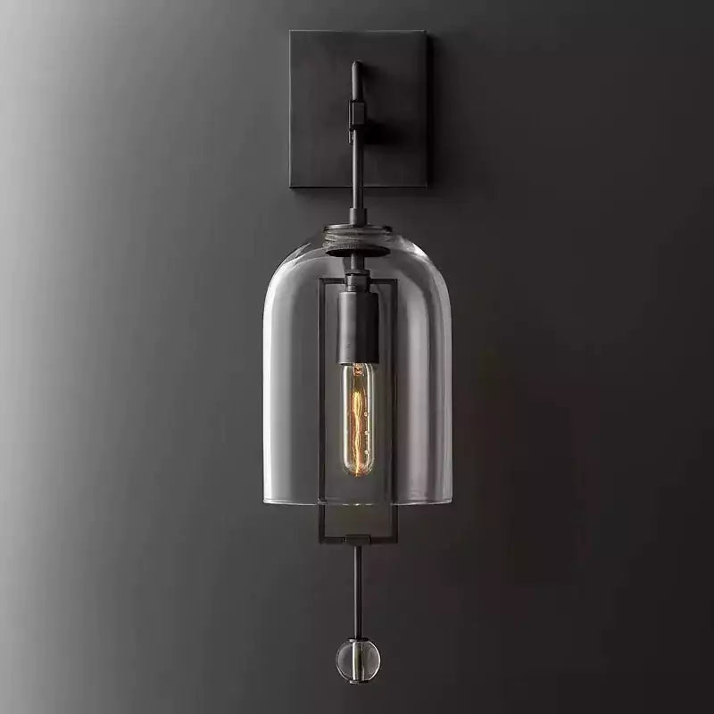 Fulcrumy Glass Shade Sconce
