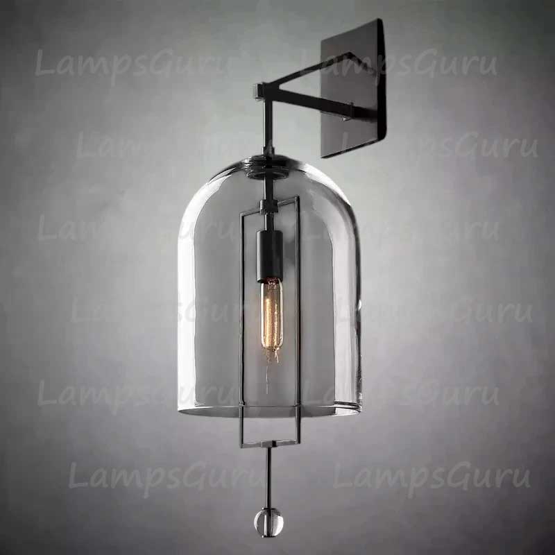 Fulcrumy Glass Shade Grand Sconce