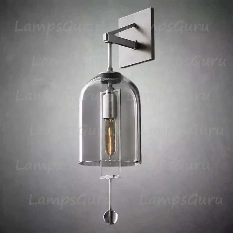 Fulcrumy Glass Shade Sconce