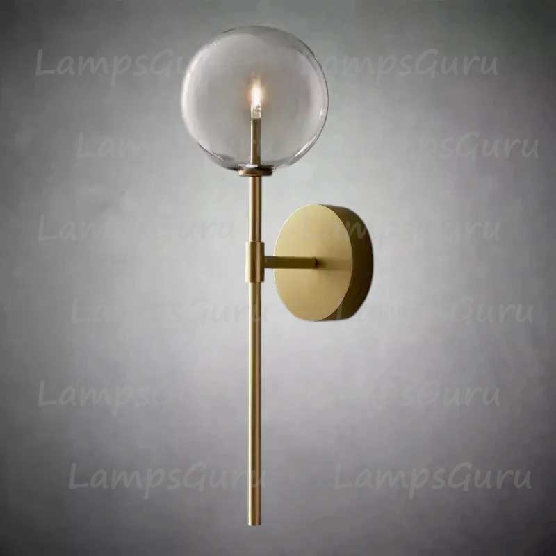 Glass Globe Sconce