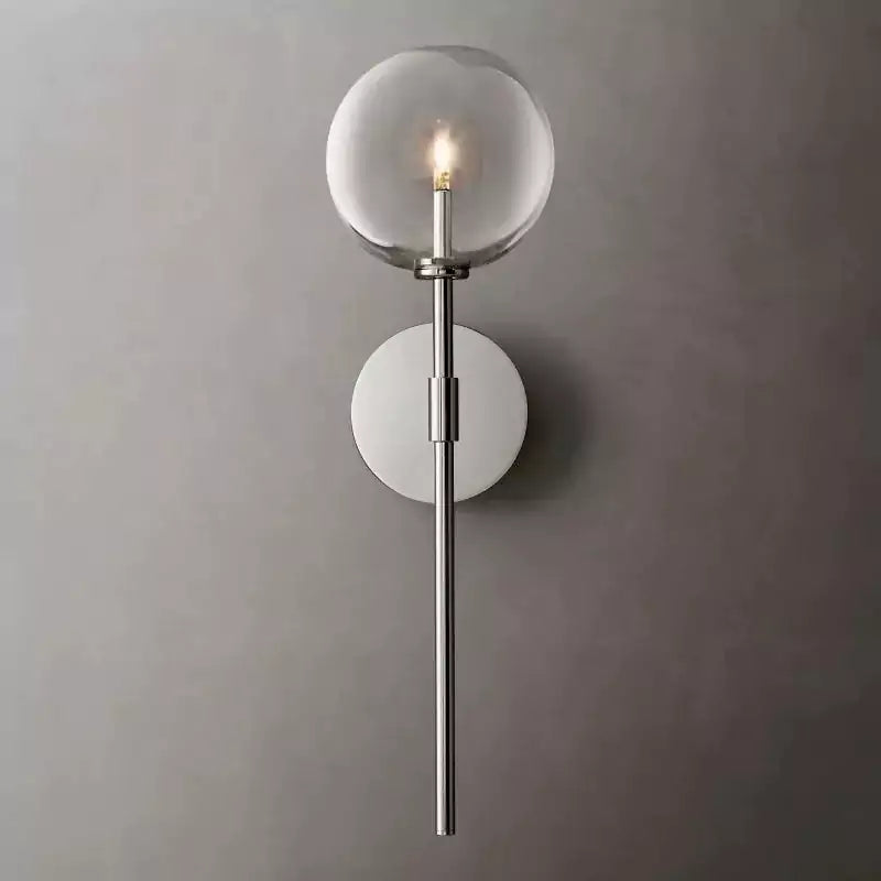 Glass Globe Sconce
