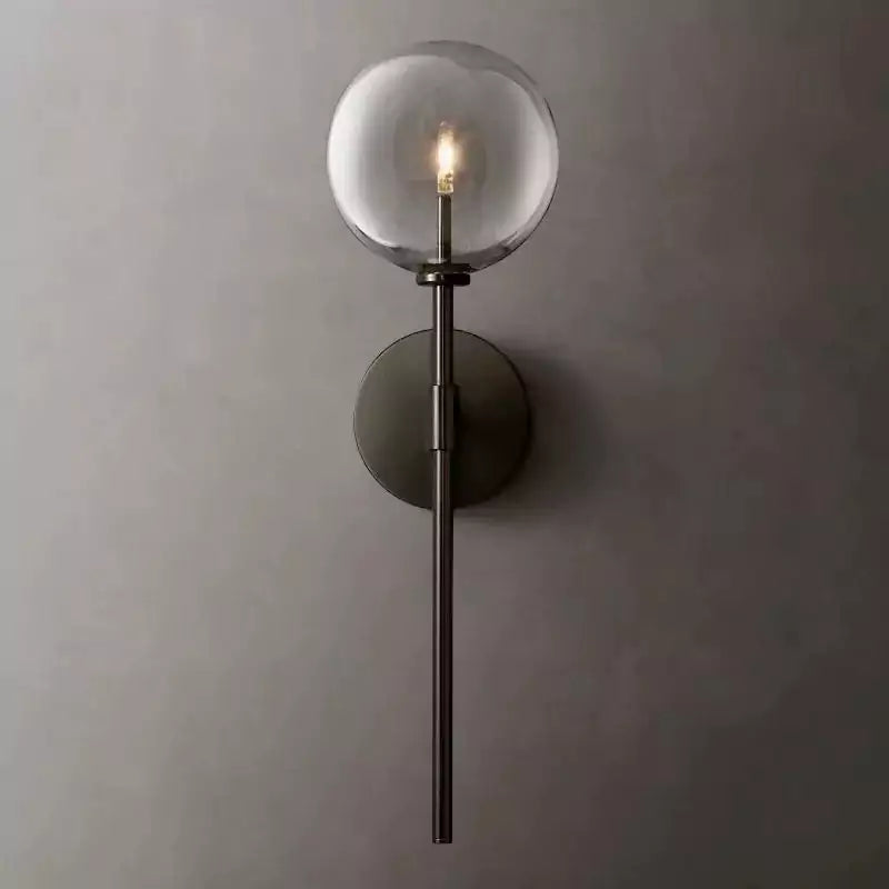 Glass Globe Sconce