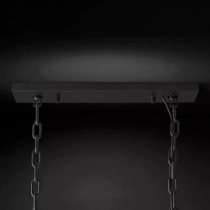 Harlowa Crystal Rectangular Chandelier 42"