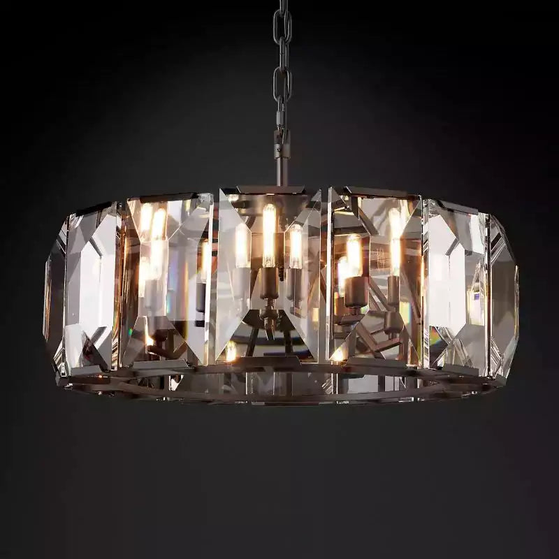 Harlowa Crystal Round Chandelier 31"