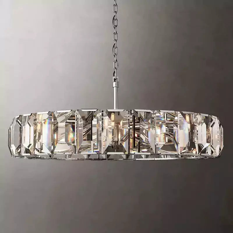 Harlowa Crystal Round Chandelier 60"