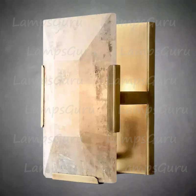 Harlowa Calcite Short Wall Sconce