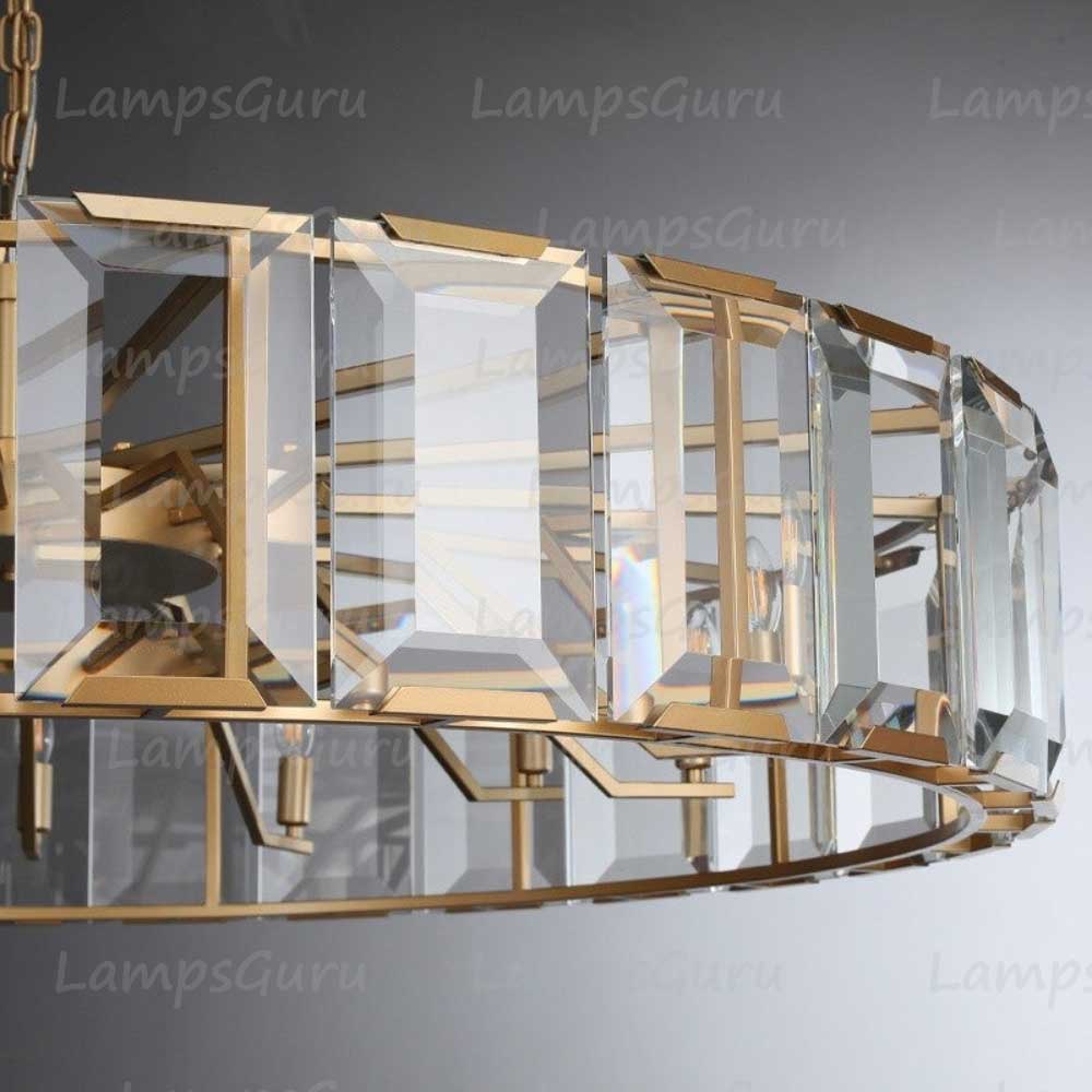 Harlowa Crystal Round Chandelier 60"