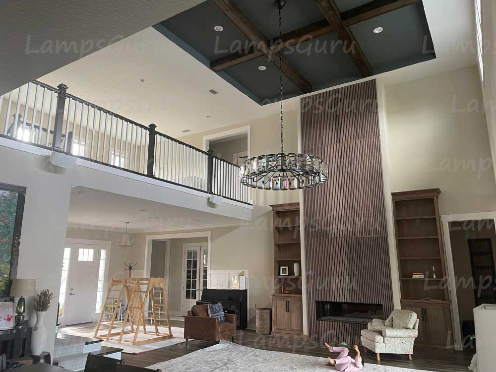 Harlowa Crystal Round Chandelier 60"