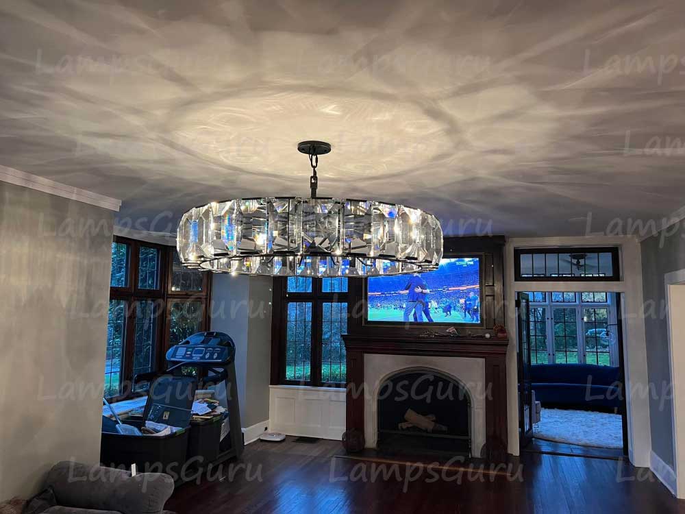 Harlowa Crystal Round Chandelier 60"