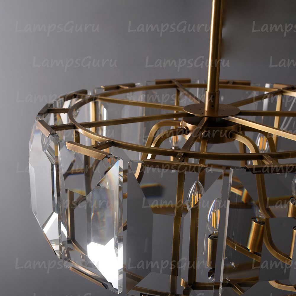 Harlowa Crystal Round Chandelier 31"