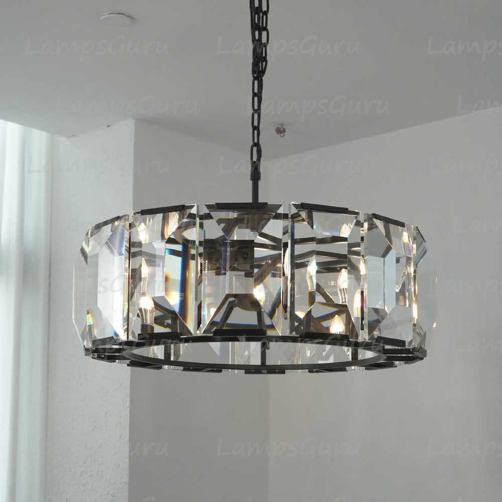Harlowa Crystal Round Chandelier 31"