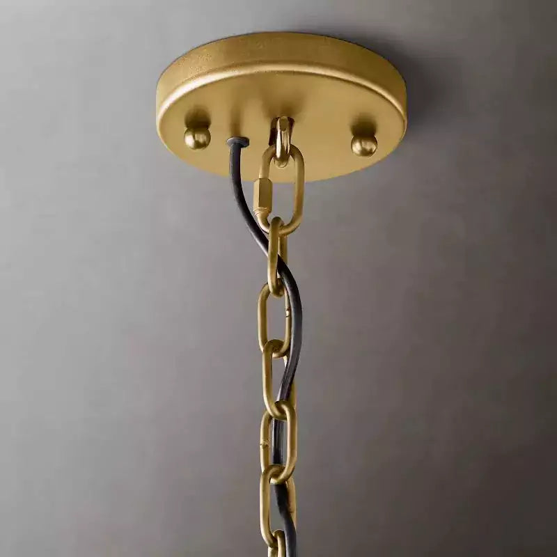 Harlowa Calcite Round Chandelier 31"