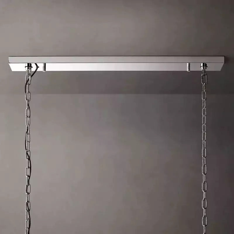 Harlowa Calcite Rectangular Chandelier 54"