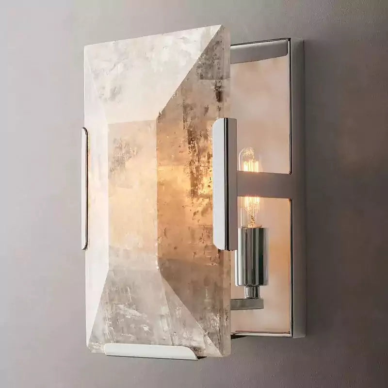 Harlowa Calcite Short Wall Sconce