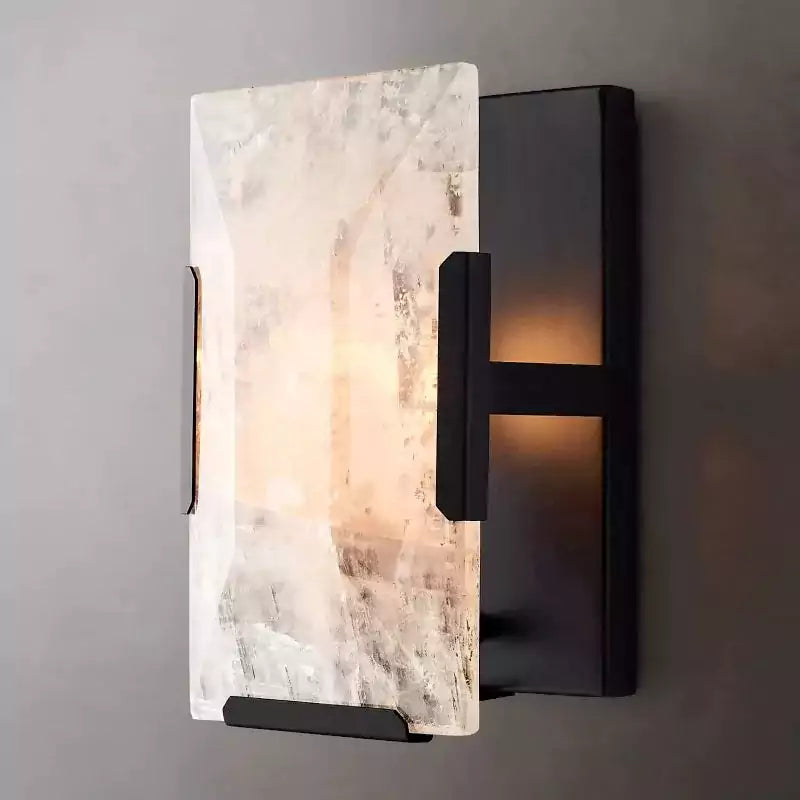 Harlowa Calcite Short Wall Sconce