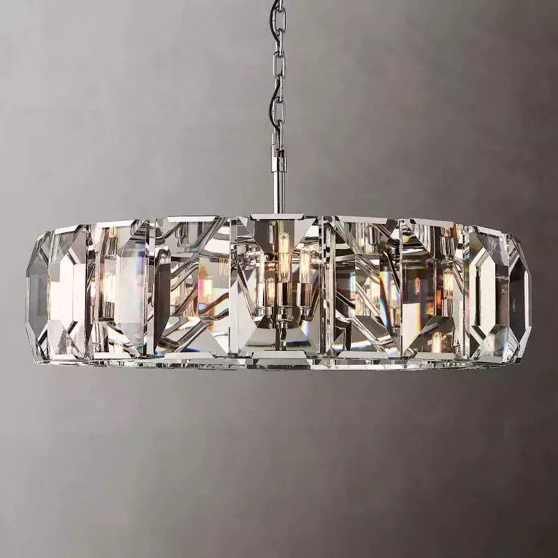 Harlowa Crystal Round Chandelier 43"