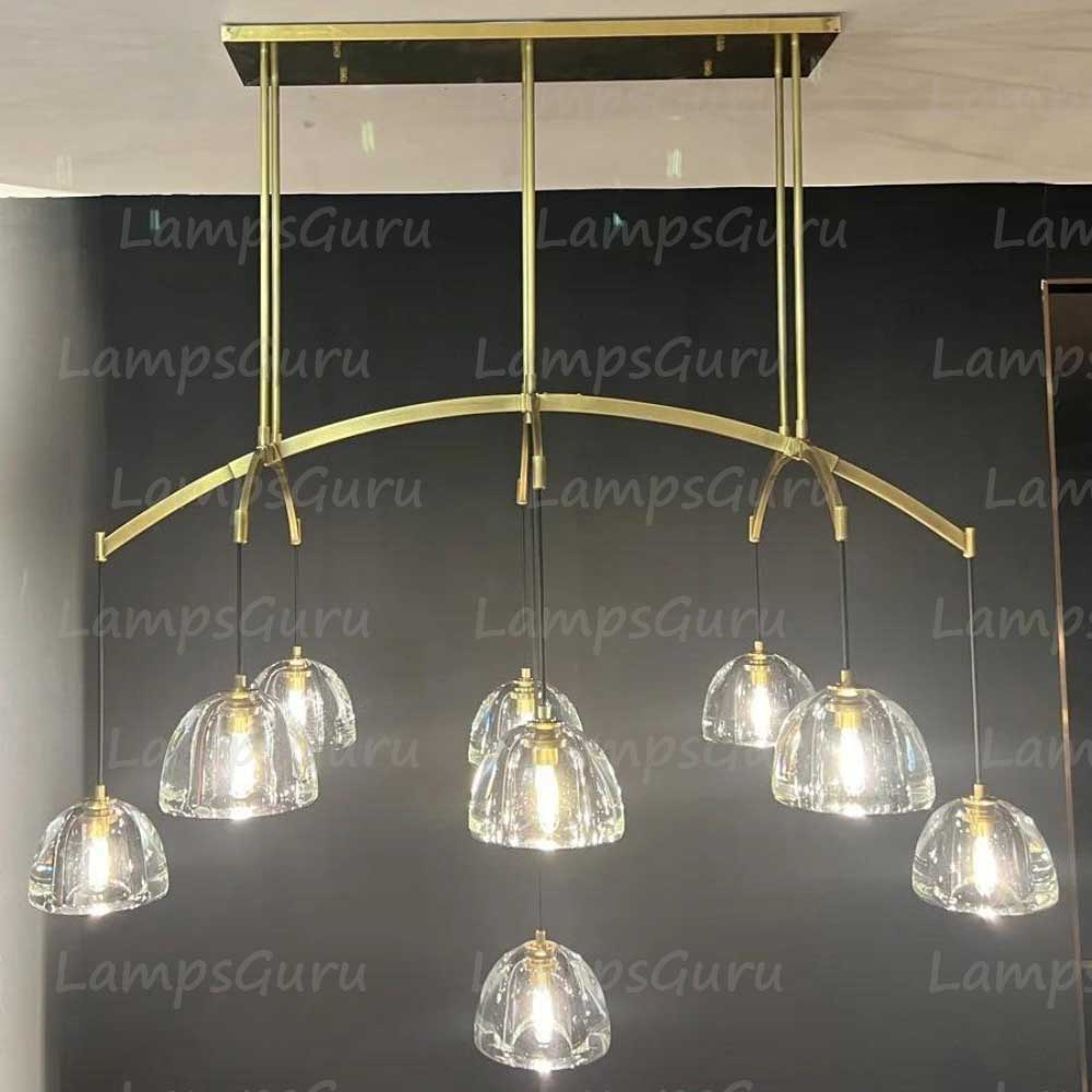 LG Hemis Linear Chandelier 54"