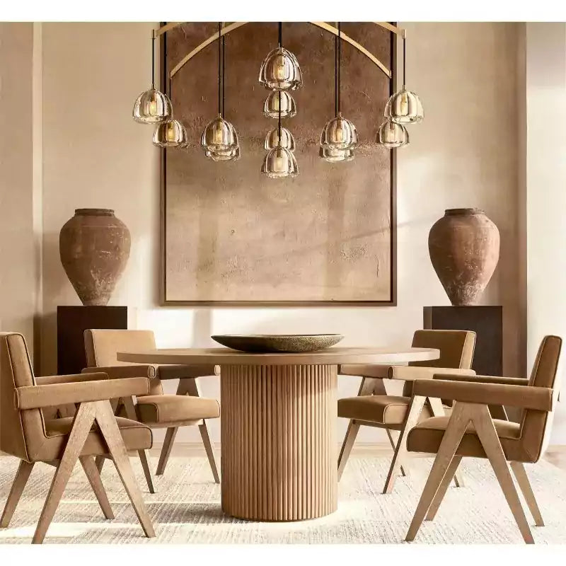 Hemispherey Round Chandelier 48"
