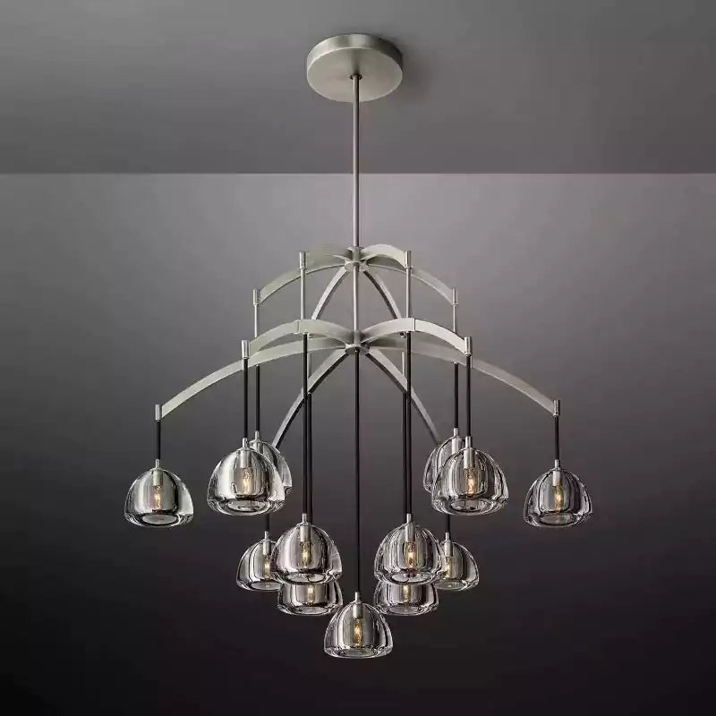 Hemispherey Round Chandelier 48"