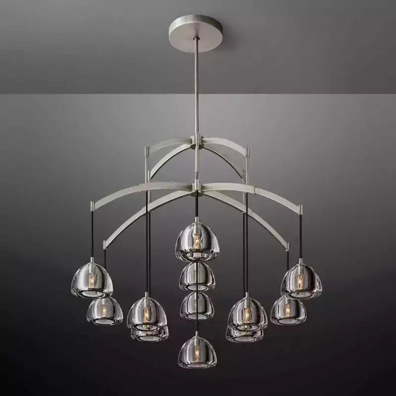 Hemispherey Round Chandelier 48"