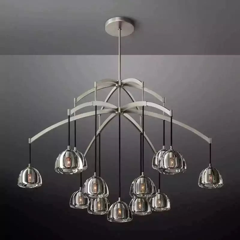 Hemispherey Round Chandelier 60"